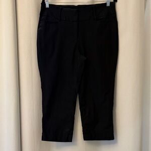 Lane Bryant Black Capris